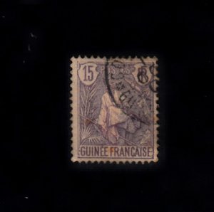 French Guinea Scott #23 Used Note