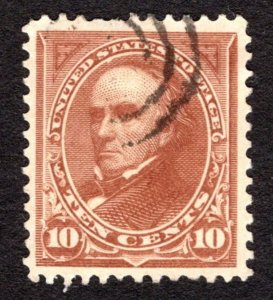 1898, US 10c, Webster, Used, Sc 283