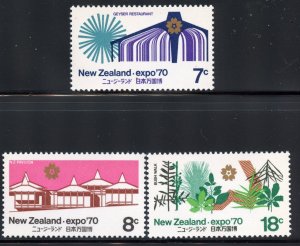 New Zealand # 459-61, Mint Hinge