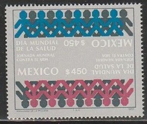 MEXICO 1609, WORLD DAY FOR THE FIGHT AGAINST AIDS. MINT, NH. VF.