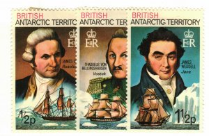 British Antarctic Territory #45-7 MH Ships
