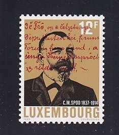 Luxembourg   #798    MNH  1989   Spoo