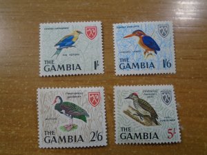 Gambia  # 222-25   MNH