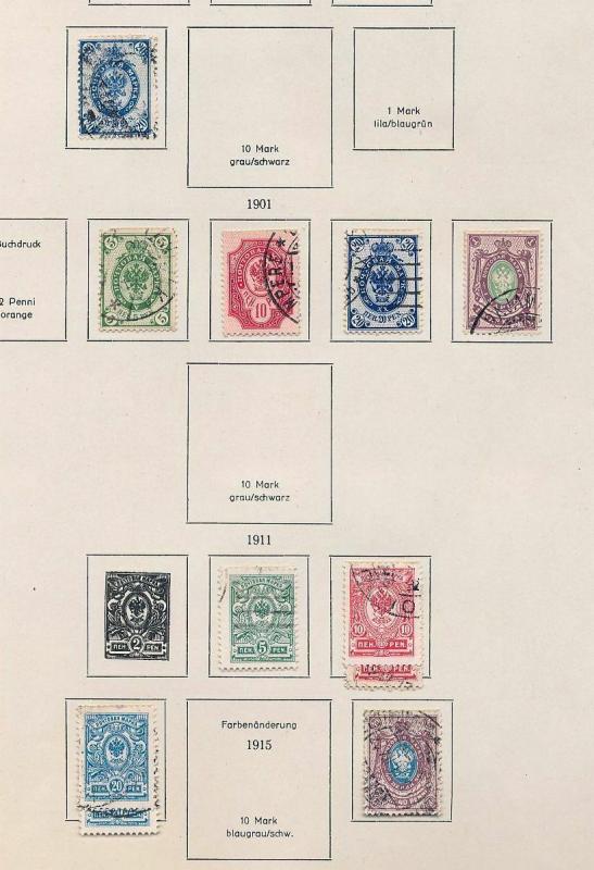 Estonia France Finland 1870s/1920s M&U Collection(100+Items) (DD653