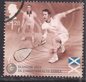 GB 2014 QE2 £1.28 Commonwealth Games Glasgow ex fdc SG 3622 ( AA218 )