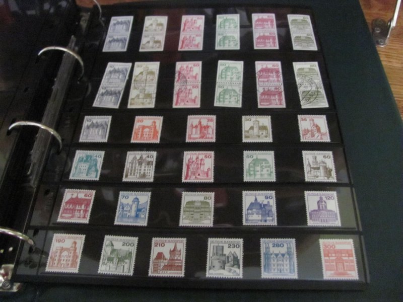 GERMANY 1959 TO 1975  STOCK BOOK MNH COMPLETE USED COMPLETE (124)