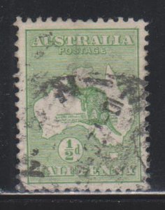 Australia,  1/2d Kangaroo (SC# 1) Used