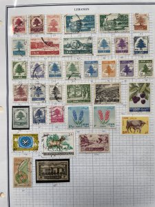 Small collection of Lebanon stamps