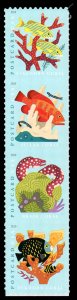 USA 5366a,5363-5366 Mint (NH) Coral Reef Strip of 4 (Postcard 56c) read descrip