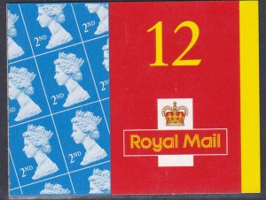 2001 ME1a 12 x 2nd No Logo Self Adhesive Booklet - No Cylinder