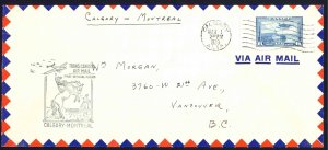 Canada Sc# C6 First Flight (Calgary>Montreal) 1939 3.1 Trans Canada Air Mail