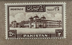 Pakistan 1949 2R Salimullah perf 14, unused.  Scott 39, CV $17.50. SG 39