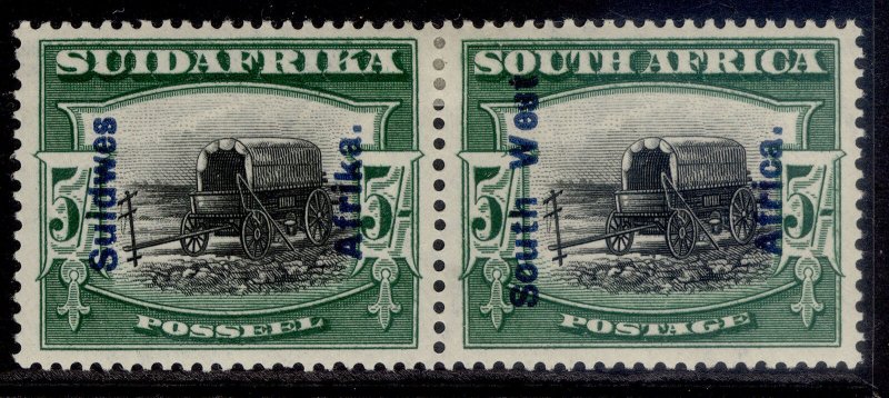 SOUTH WEST AFRICA GV SG53, 5s black & green, M MINT. Cat £70. 