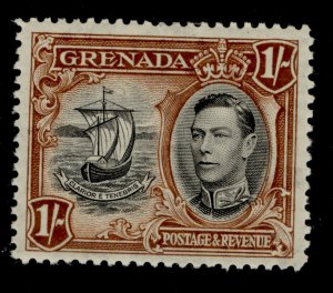 GRENADA SG160, 1s black and brown, M MINT.