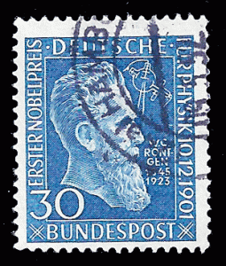 Germany FRG 1951 Sc 686 UF  Roentgen