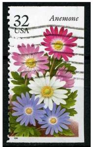 USA 1996 - Scott 3029 used -32c, Flower, Anemone 