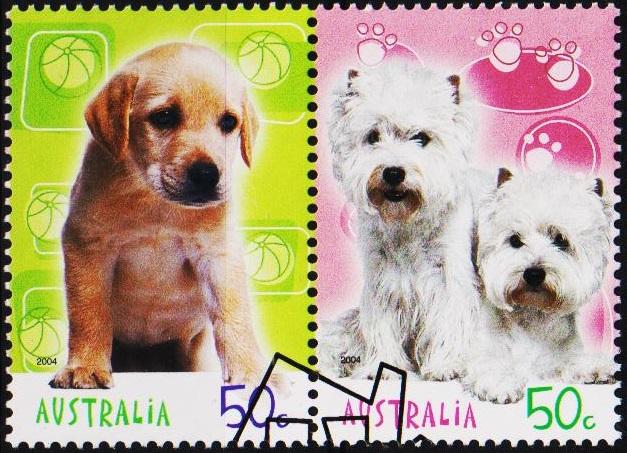 Australia. 2004 50c(Pair) S.G.2441/2442 Fine Used