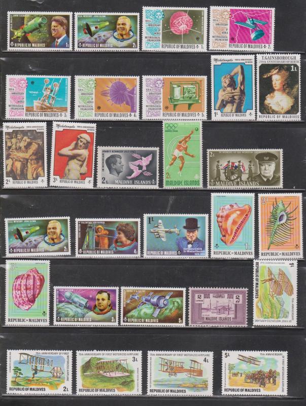 MALDIVE ISLANDS - Collection Of Mint Never Hinged Stamps - Good Value