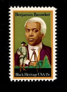 1804 Benjamin Banneker  Single MNH