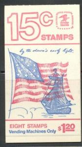 US Stamp #BK130 MNH Unexploded Bklt w/ 1 #1598a