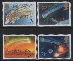 Great Britain,  Comets, Space (SC# 1133-1136) MNH SET