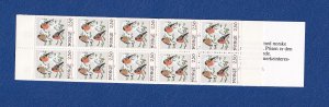 Norway   #872a   MNH  1985  booklet Christmas 2.50k  bullfinches