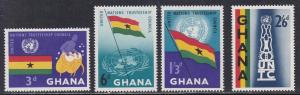 Ghana # 67-70, UN Trusteeship Council, LH, 1/3 Cat