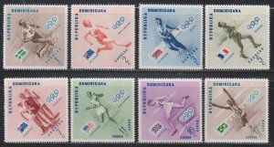 Dominican Republic,  Olympics (SC# 479-483, C100-C102) MNH