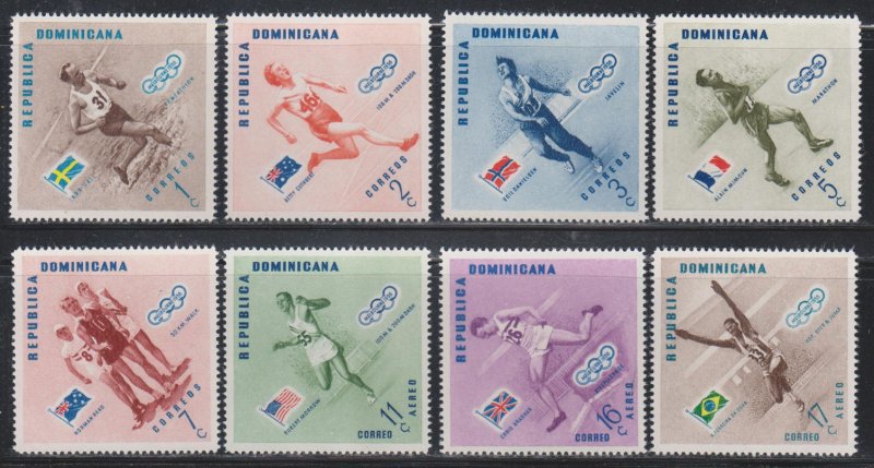 Dominican Republic,  Olympics (SC# 479-483, C100-C102) MNH