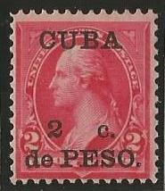 U.S. Scott #222 Cuba Stamp - Mint Single