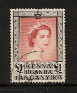 Kenya Uganda Tanganyika #117 Very Fine Used