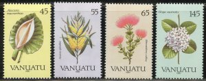 Vanuatu Scott 515-18 MVFNHOG - Vanuatu Flora - SCV $5.80