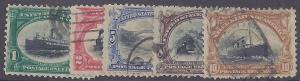 US Pan American Exposition scott #294-99 Used