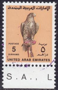 United Arab Emirates - 1990 - Scott #310 - used - Falcon