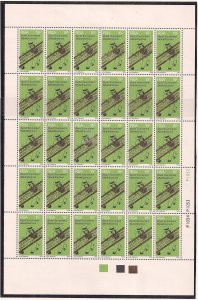 SOUTH AFRICA SC# 460 COMP SHEET  FVF/MNH 1976