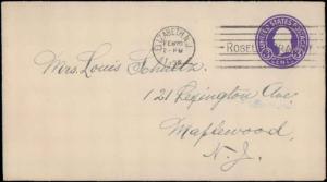 United States, New Jersey, Postal Stationery