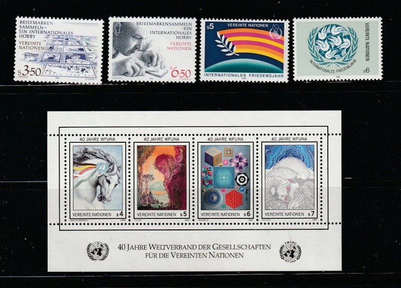 UN Vienna 62-66 Sets MNH Various