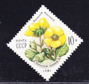 Russia 4945 Flowers MNH Single