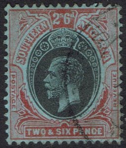 SOUTHERN NIGERIA 1912 KGV 2/6 USED