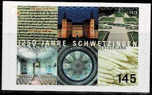 Germany 2016,Sc#2894 MNH, 1250th anniversary of Schwetzingen s./a.