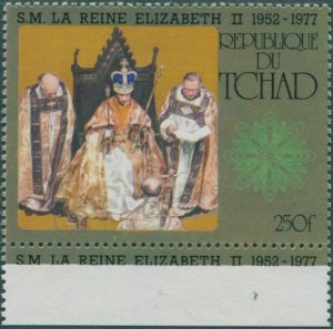 Chad 1977 SG493a 250f QEII Accession to Throne MNH