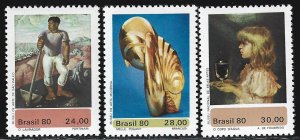 Brazil #1691-1693    MNH