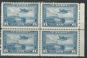 Canada | Scott # C6 - MH  (Block of 4)