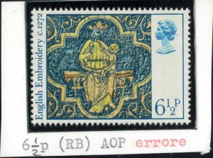 P3299 - GREAT BRITAIN PHOSPHOR VARIETIES SG 1018 2 PHOSPHOR BANDS INSTEAD OF 1 MNH-