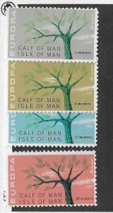 Isle of Man (Calf of Man) Europa set of 4 NH VF