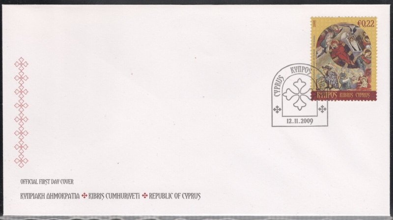 Cyprus 2009 Christmas 2009 FDC.