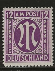 Germany #3N38B MNH Single A.M.G Issue.