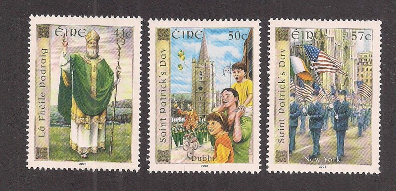 IRELAND SC#  1457-59  FVF/MNH  2003