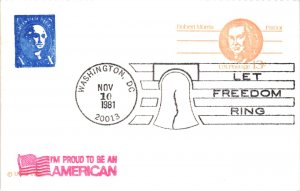 #UX93 Robert Morris Postcard - Unknown Cachet