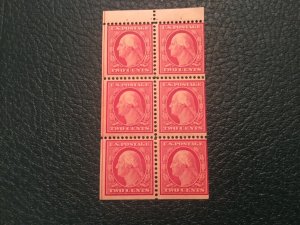 ICOLLECTZONE US  331a  Booklet Pane Key Value F/VF Hinged CV $135